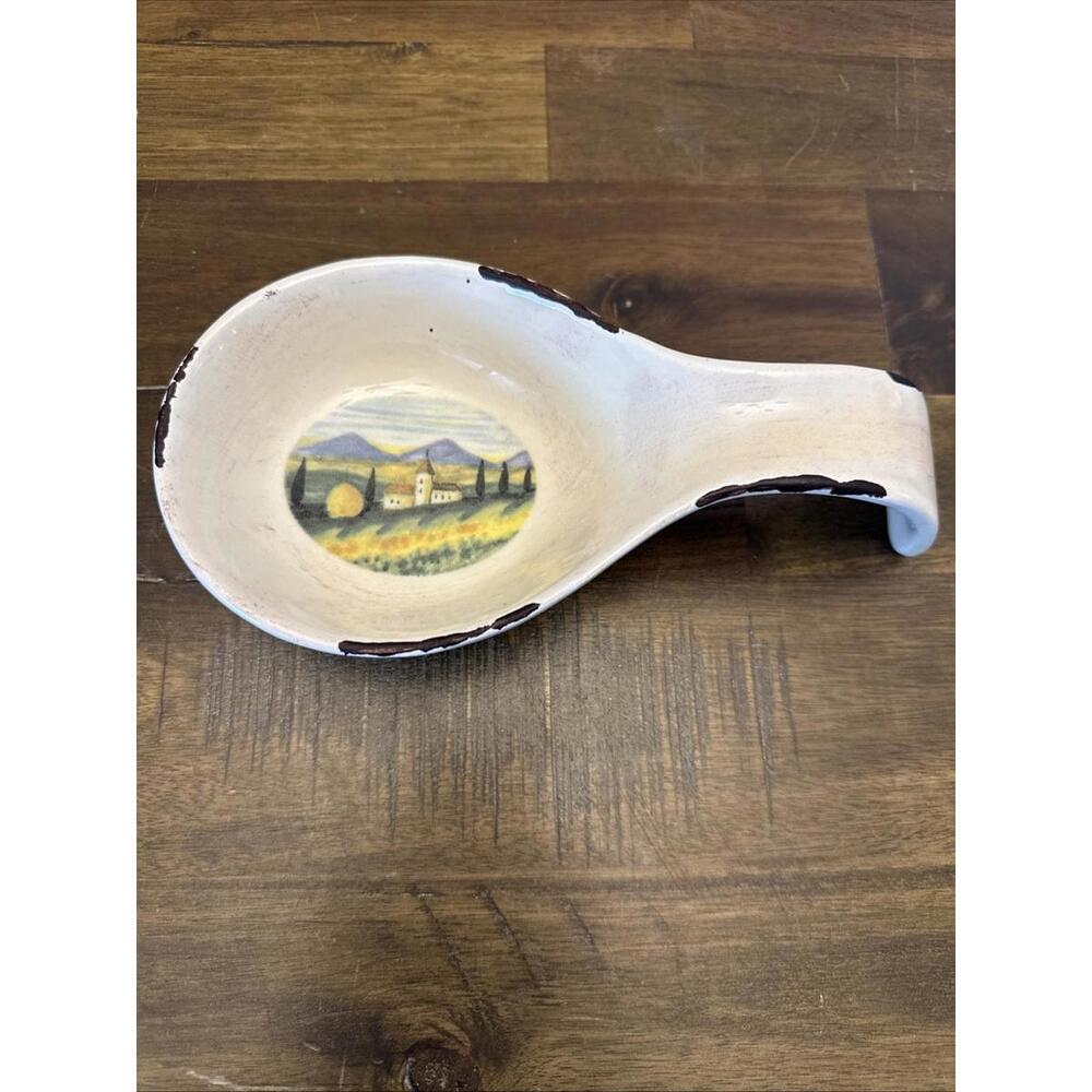 Sir La Table Ceramic Spoon Rest Made In Italy